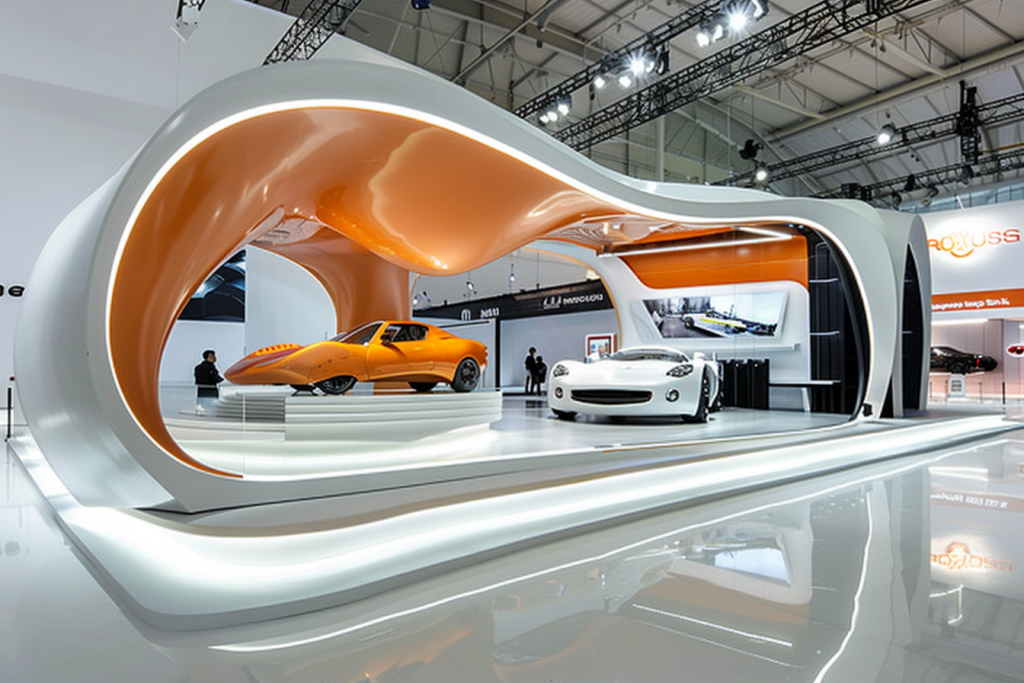 desain booth pameran